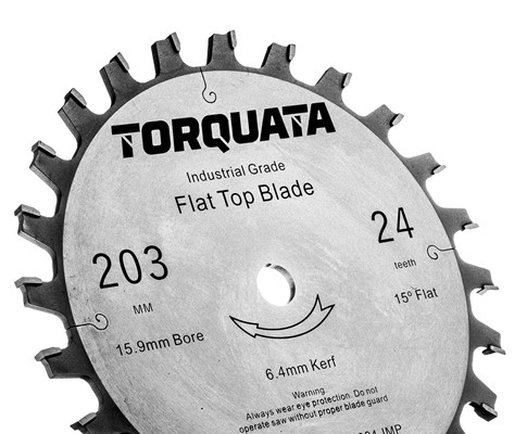 Torquata Flat-Top Dado Saw Blades