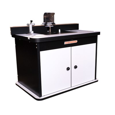 Sherwood Laminated MDF Benchtop Router Table with Mounting Plate