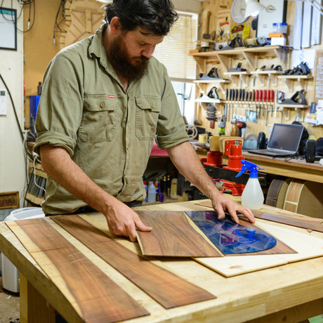 Luthier Luke Kallquist and the immaculate work of guitar makers