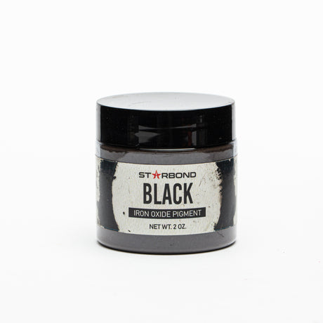 Starbond Matte Pure Black Iron Oxide Pigment 2oz