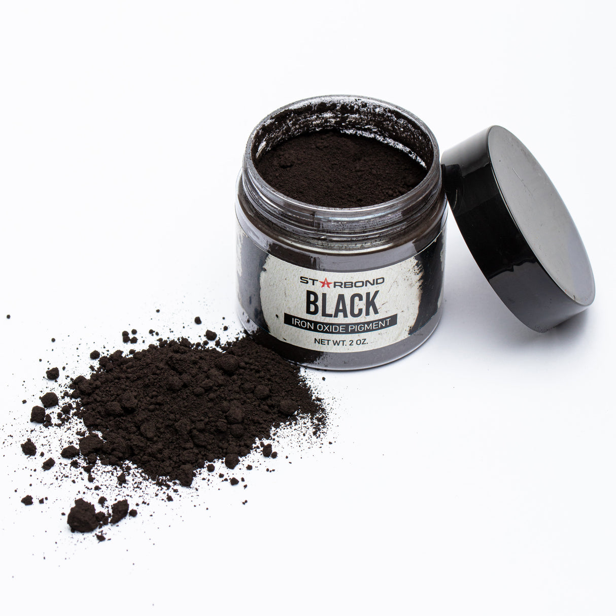 Starbond Matte Pure Black Iron Oxide Pigment 2oz