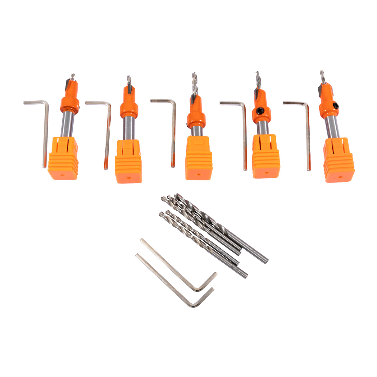 Fritzfurt Countersink Drill Bits for Timber Set of 5