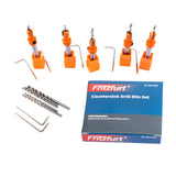 Fritzfurt Countersink Drill Bits for Timber Set of 5