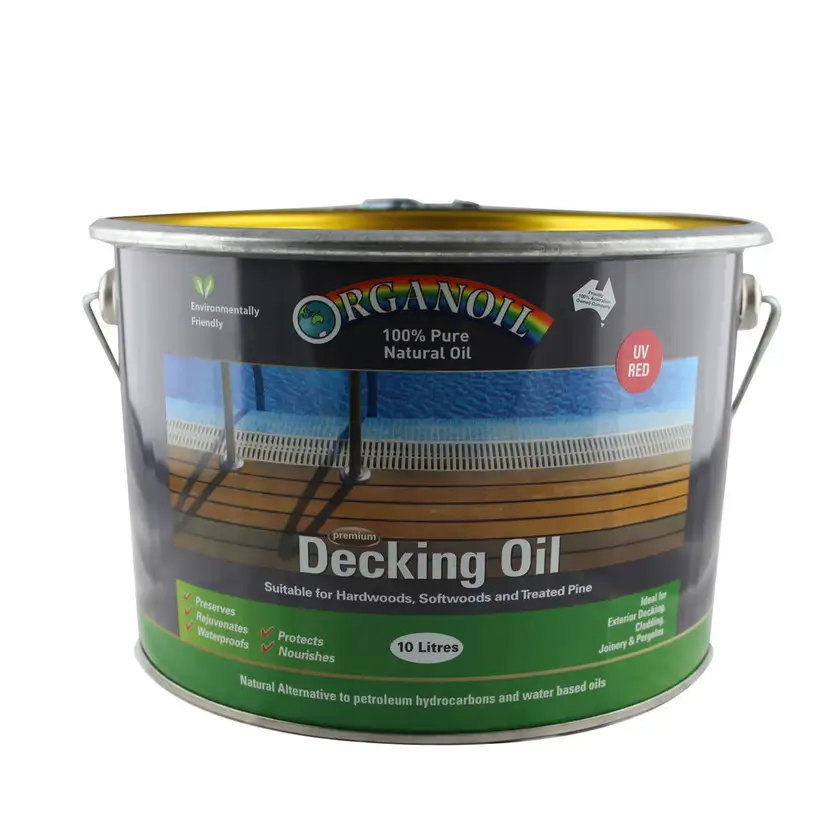 Organoil Decking Oil UV Red Exterior Finish