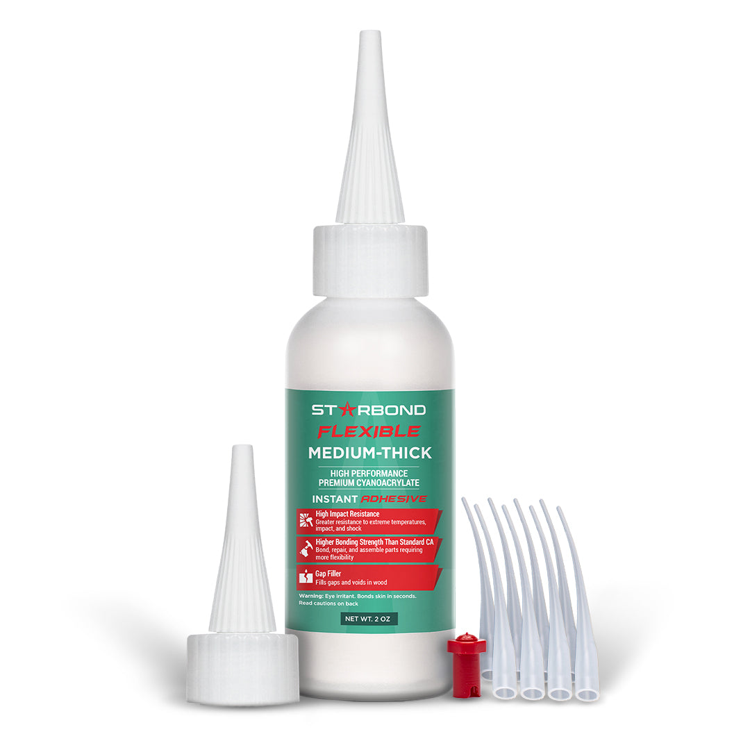 Starbond Flexible Medium-Thick CA Super Glue 2oz