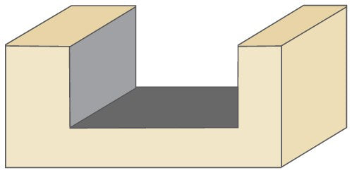 Torquata Straight Stair Tread Bit - 1/2in Shank