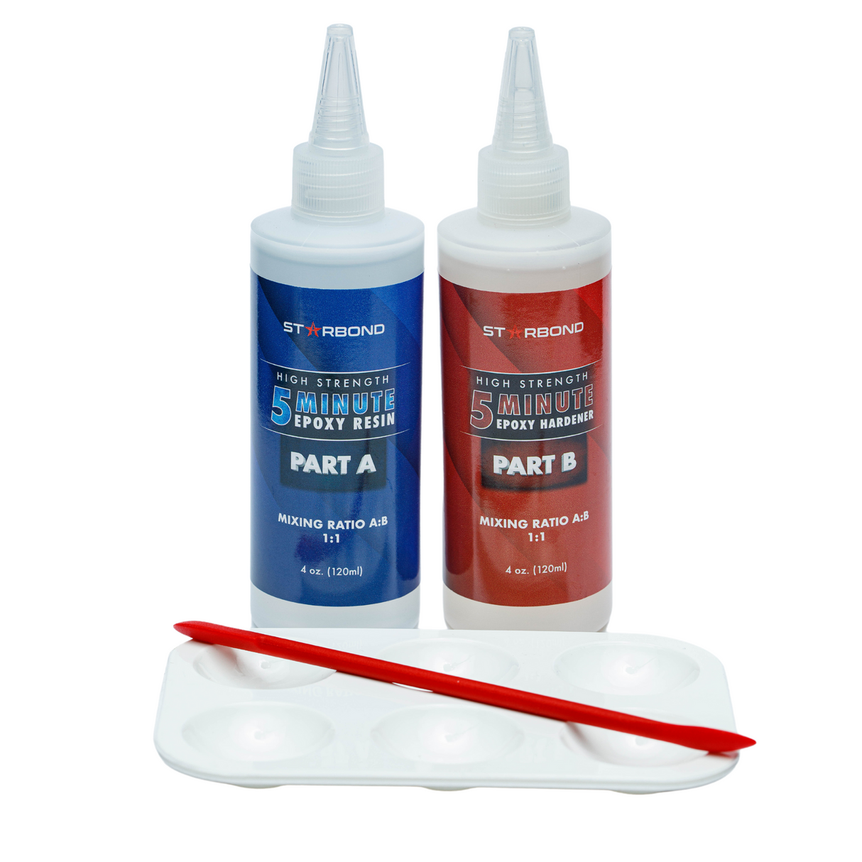 Starbond 5-Minute Epoxy Kit Clear Finish UV Resistant 8oz