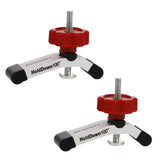 Milescraft Pack of 2 T-Track HoldDown100 Clamps Non-Marring Rubber Tips