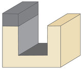 Torquata Pattern Following Straight Router Bits 1/4in Shank