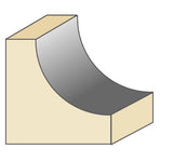 Torquata Cove Moulding Router Bit 1/4in Shank