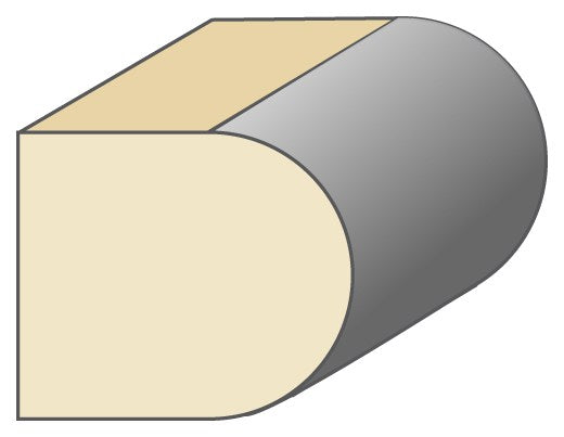 Torquata Bull Nose Moulding Router Bits 1/4in Shank