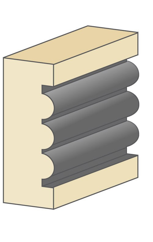 Torquata Bead Moulding Router Bit 1/2in Shank