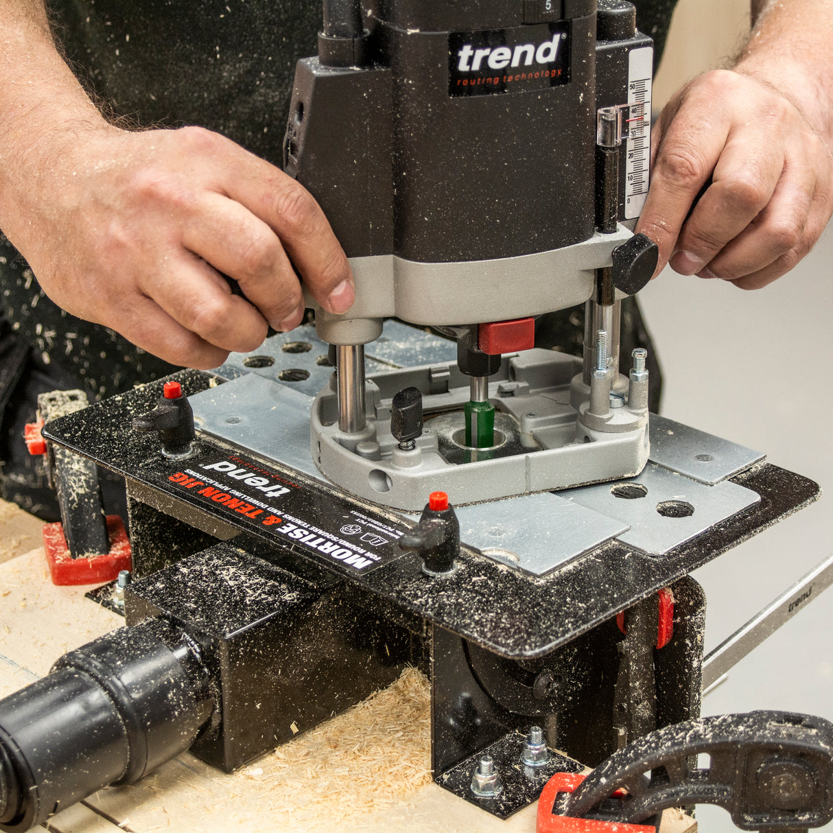 Trend Mortise & Tenon Jig for Plunge Routers