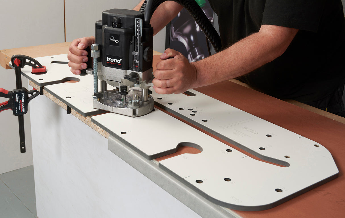 Trend 900mm Kitchen Worktop Router Jig