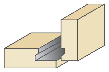 Torquata Drawer Lock Jointing Router Bit 1/4in Shank