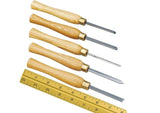 PROXXON Micro Wood Turning Chisels Set of 5