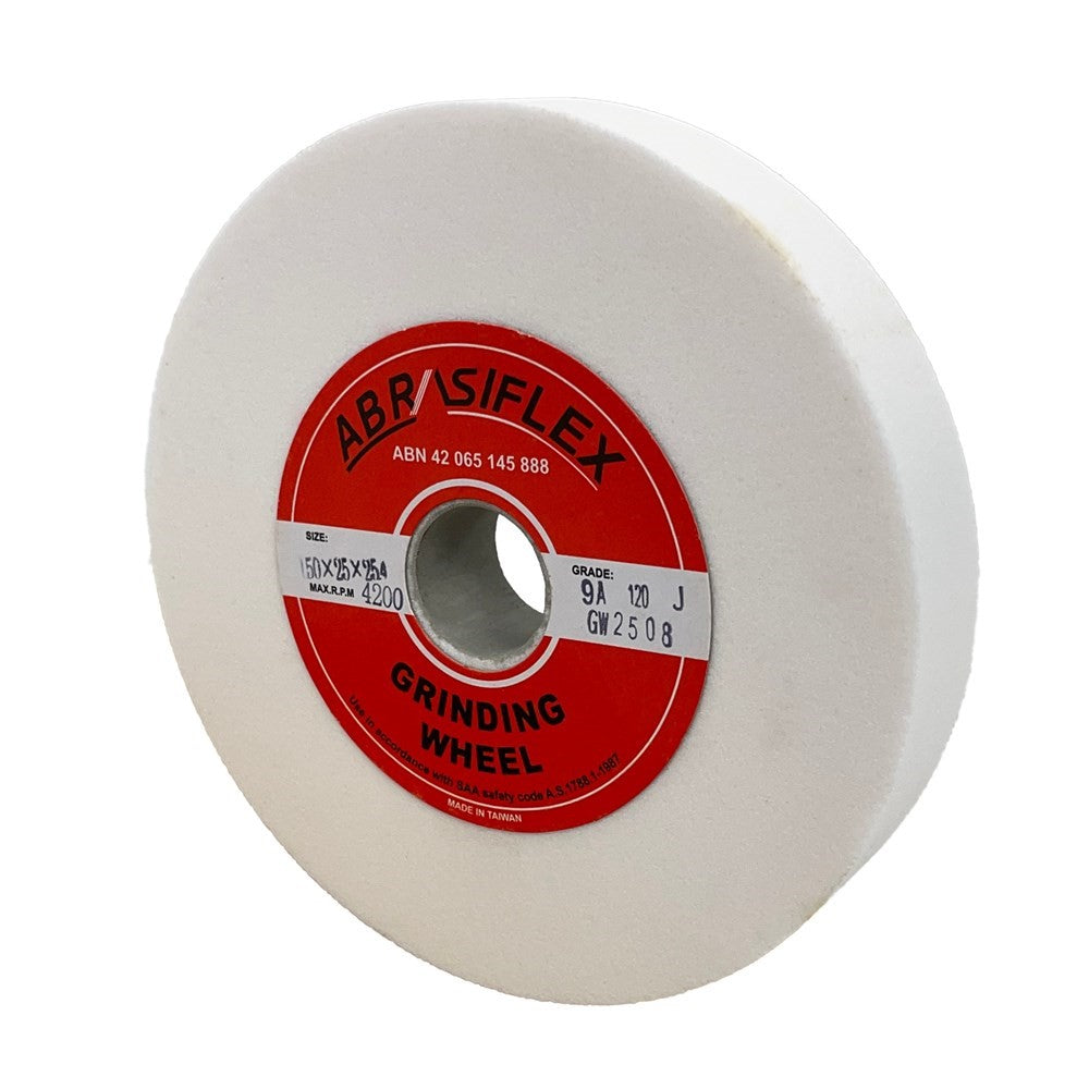 Abrasiflex Aluminium Oxide Wheels 150 x 25mm for Bench Grinders