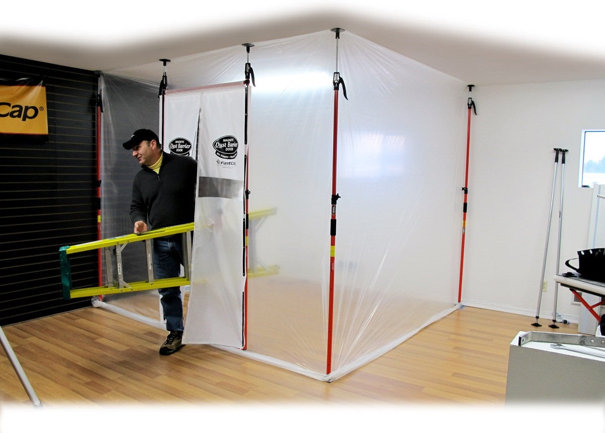 FastCap 3rd Hand Magnetic Dust Barrier Door System