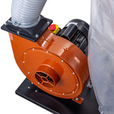 Sherwood 2HP Dust Extractor Single-Stage Dust Collection 1200CFM with Needle Felt Filter Bag