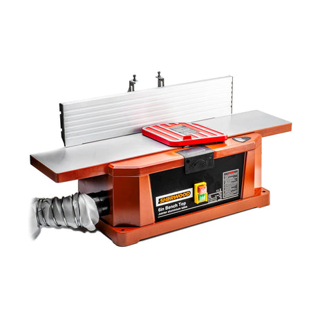 Sherwood 6in Benchtop Jointer Planer Straight Cutterhead 1.5HP