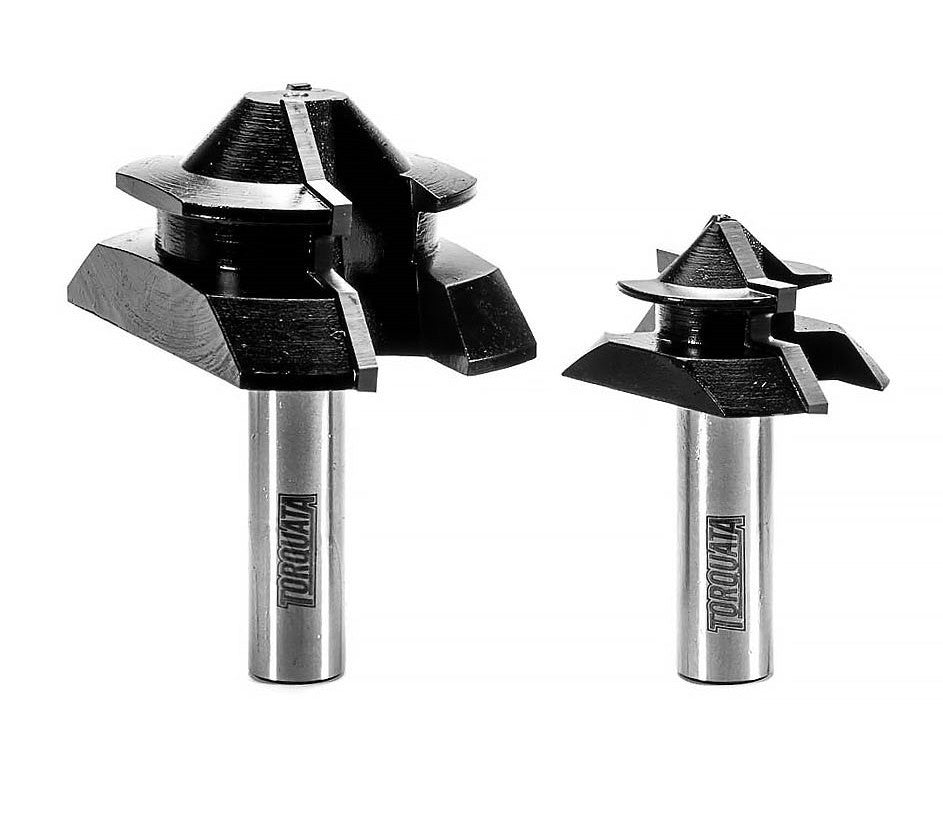 Torquata Lock Mitre Jointing Router Bits 1/2in Shank