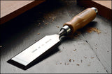 Narex Bevel Edge Cabinet Chisels Hooped Ash Handles