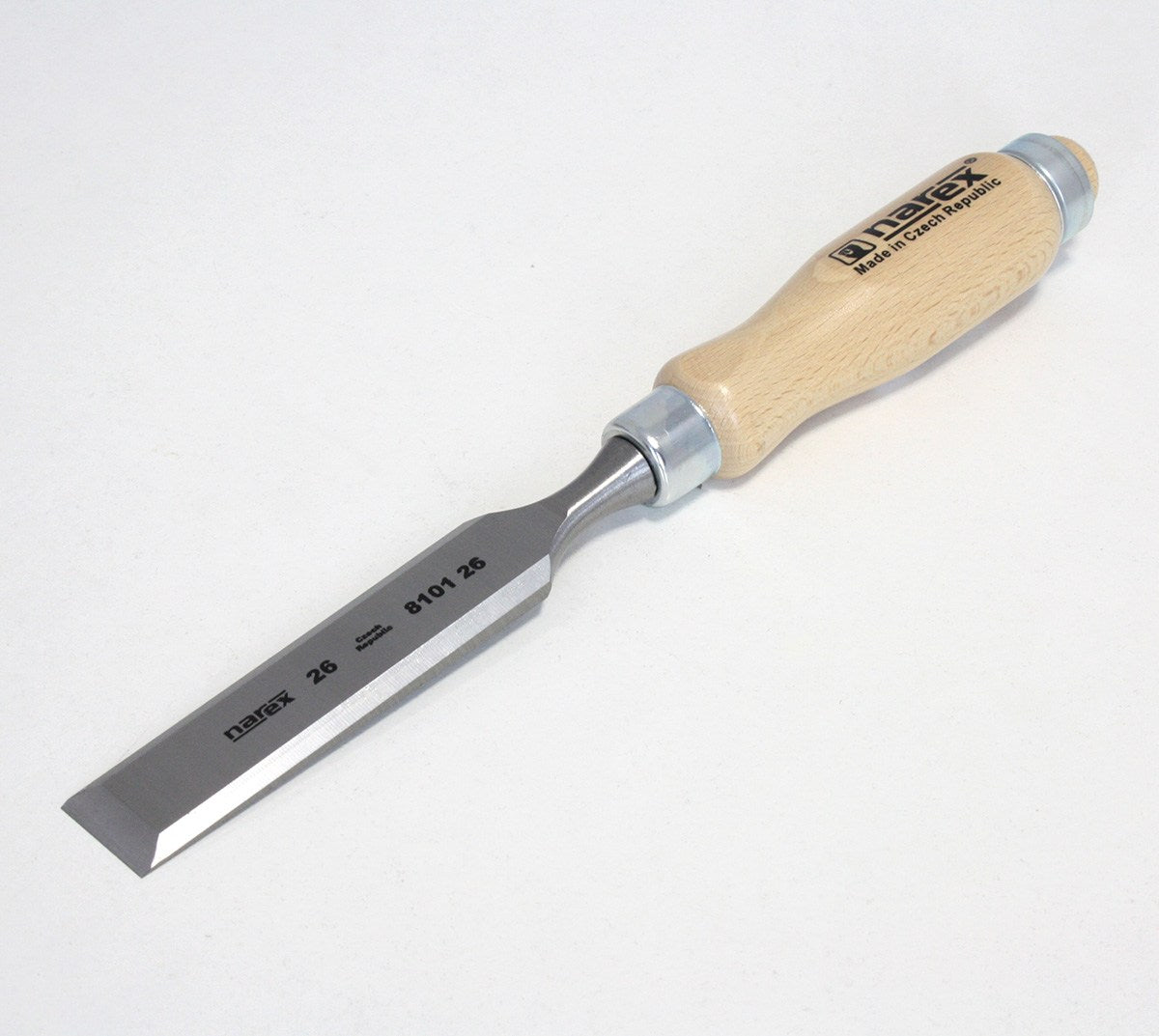 Narex Set of 4 Cabinet Chisels Bevel Edge for Wood Joinery