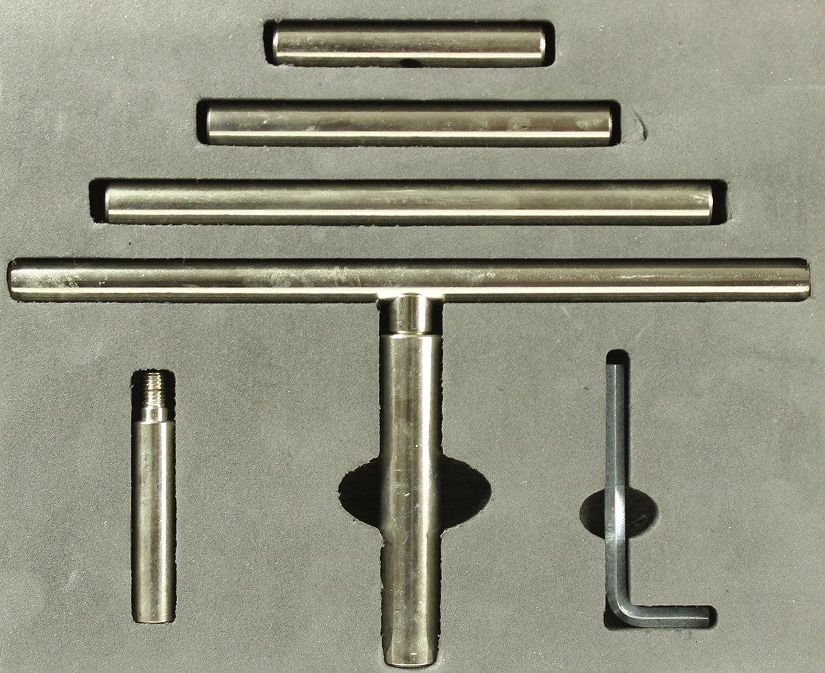 Baladonia Standard Toolrest Set of 4 Crossbars Includes 1in & 5/8in Shafts for Wood Lathes