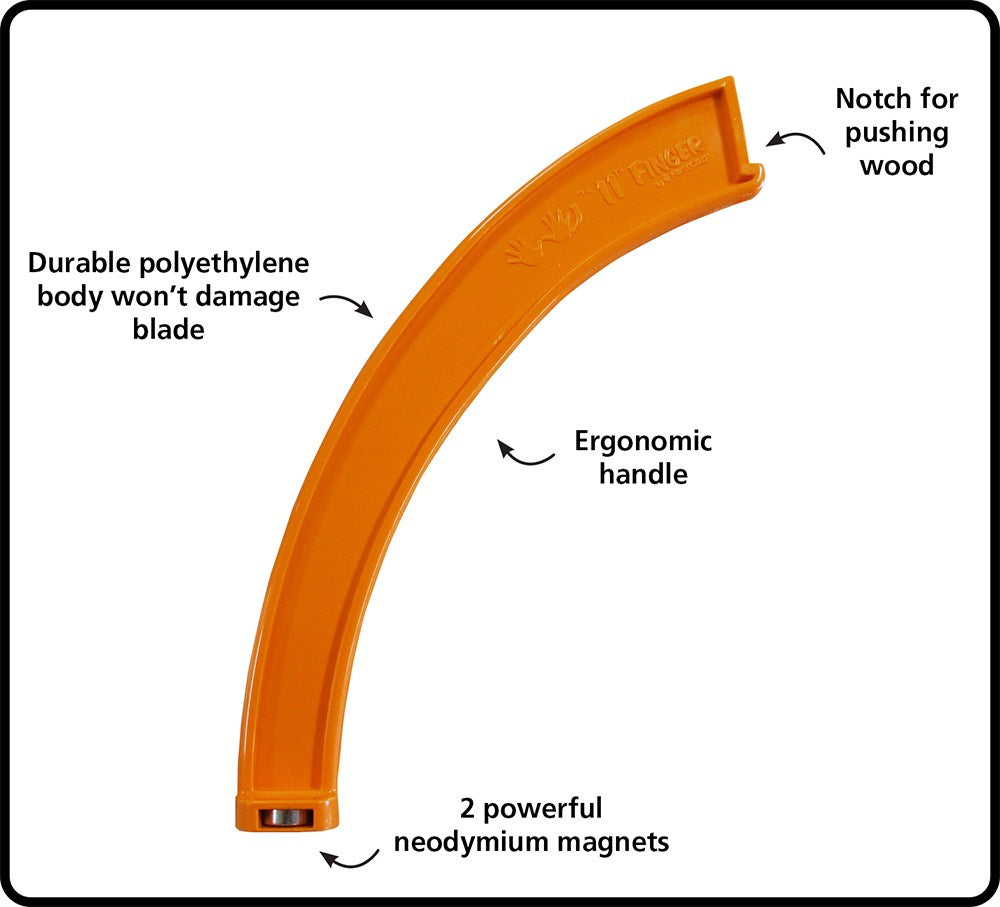 FastCap 11th Finger Magnetic Push Stick for Machining Safety