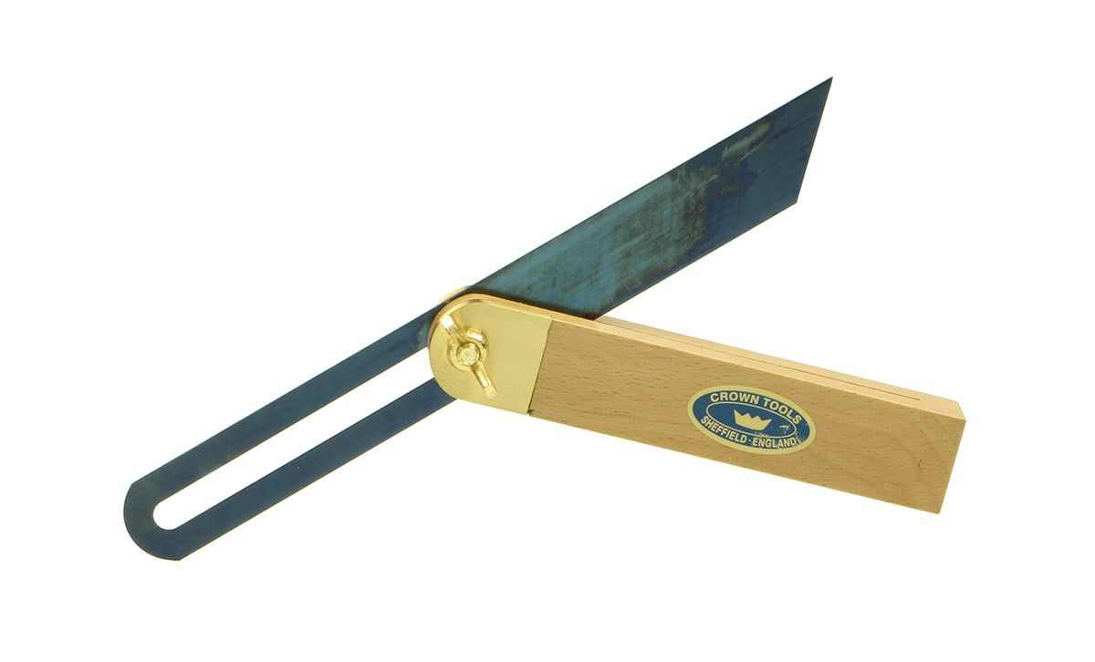 Crown Sliding Bevel 230mm Blade 145mm Beechwood & Brass Handle