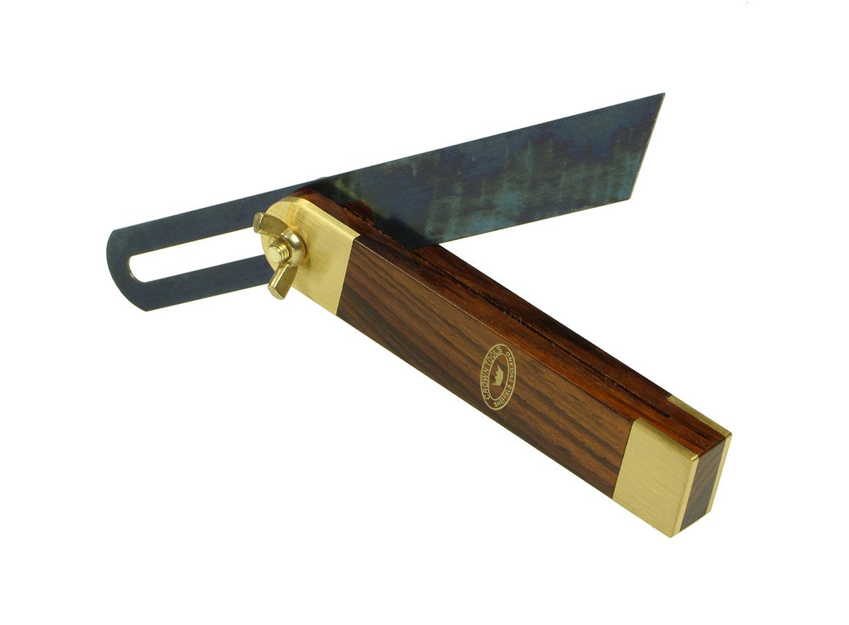 Crown Sliding Bevel 230mm Blade 145mm Rosewood & Brass Handle