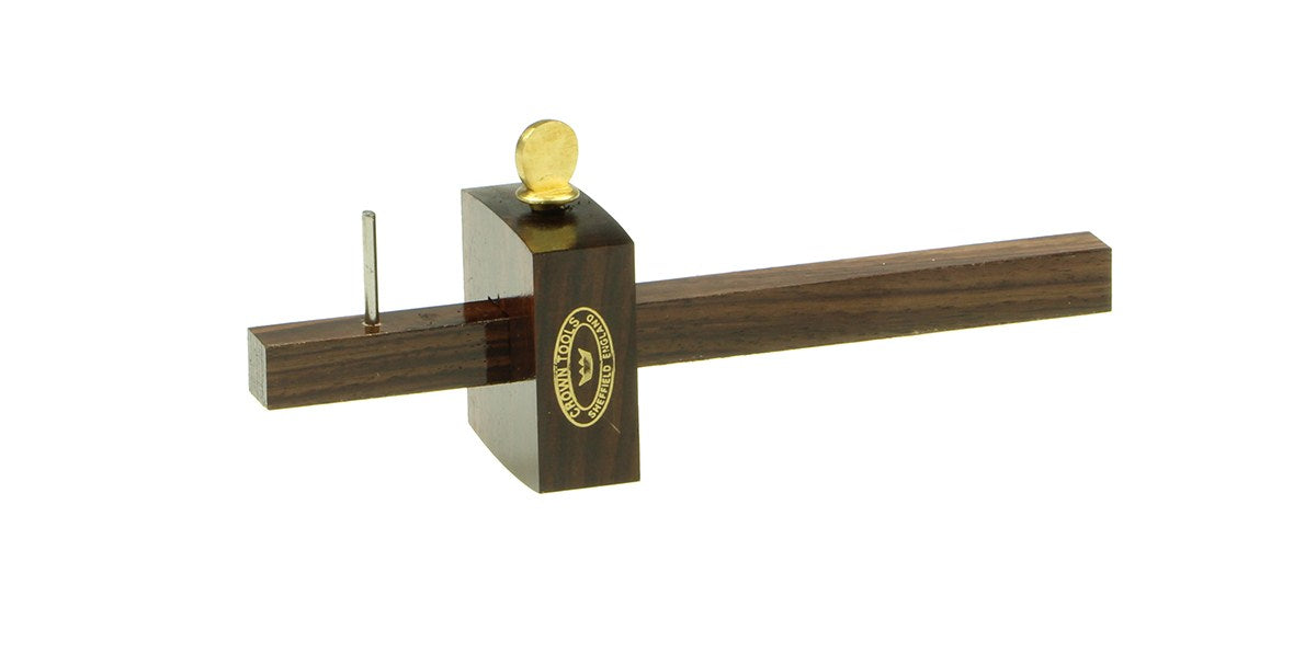 Crown Mini Marking Gauge 120mm Marking Capacity Rosewood & Brass