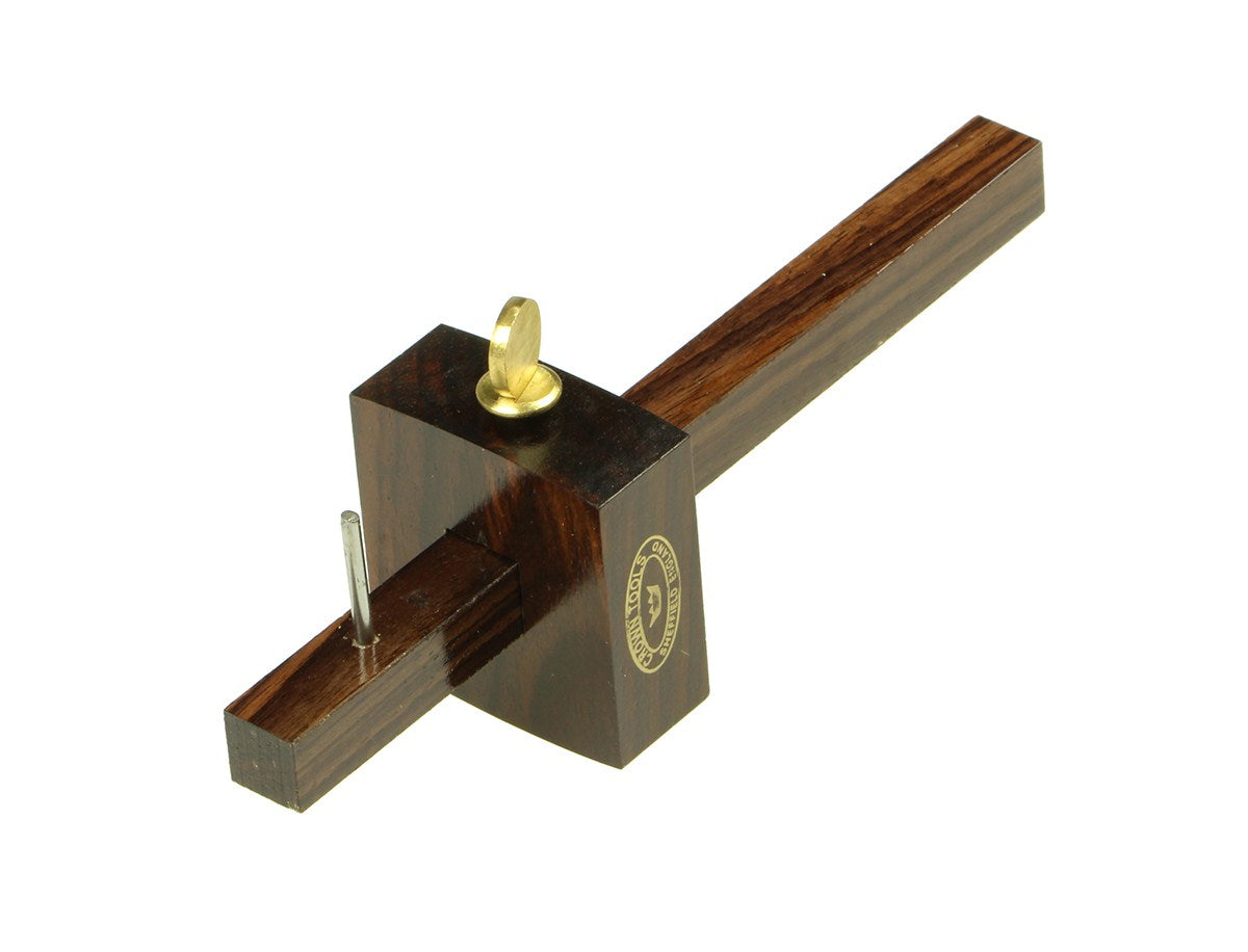 Crown Mini Marking Gauge 120mm Marking Capacity Rosewood & Brass