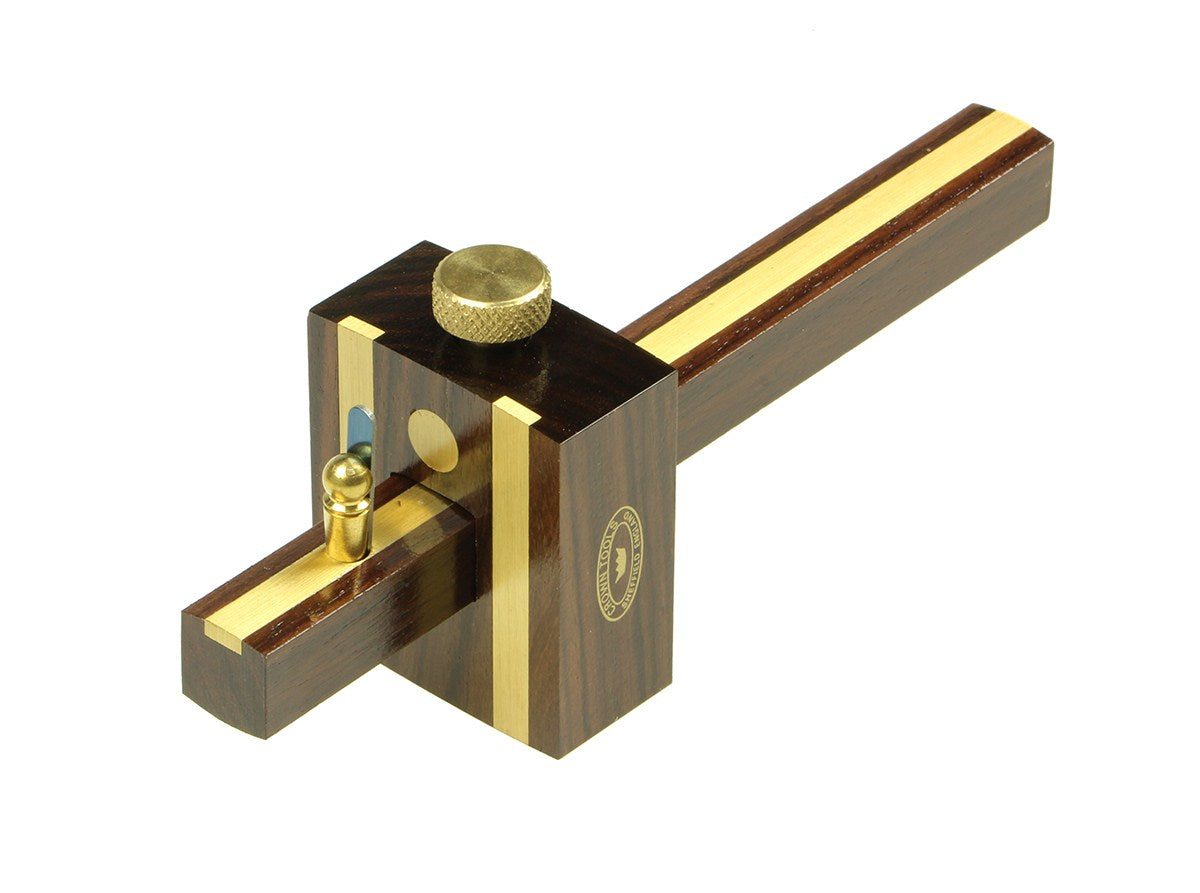 Crown Cutting Gauge 140mm Marking Capacity Rosewood & Brass