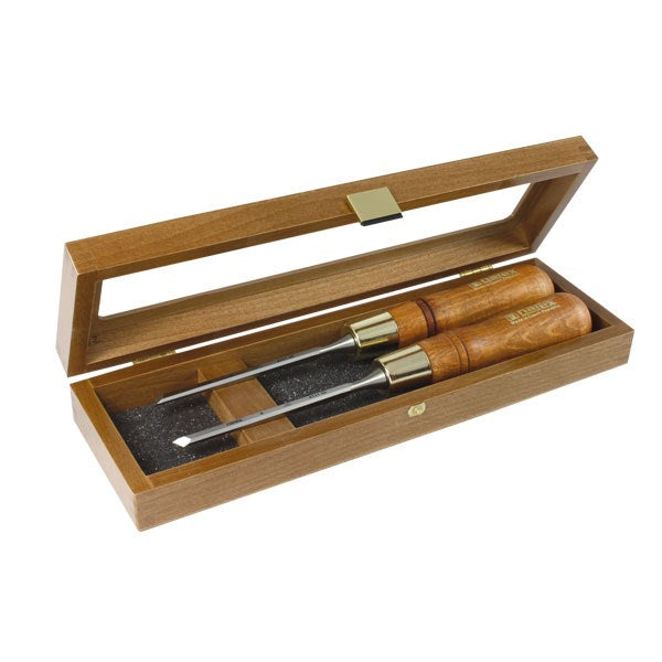 Narex Skew Paring Chisel Sets with Wooden Case