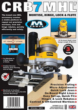 M-Power CRB7 Combination Router Base Mortice Hinge & Lock Jig Attachment