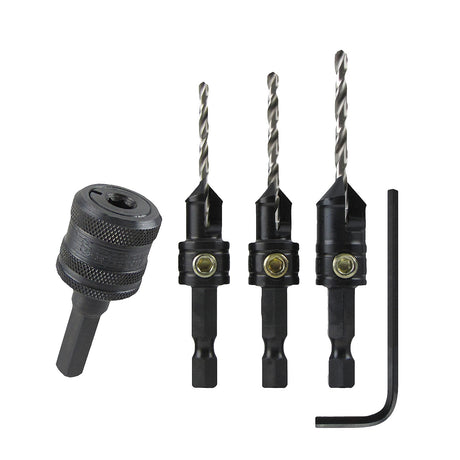 Snappy Quick-Change Chuck & Goldscrew Countersink Set