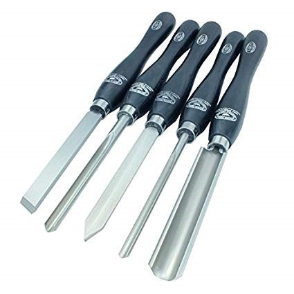 Crown Wood Turning Tool Set M2 Cryogenic Steel Set of 5