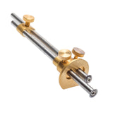 Luban Wheel Mortice Gauge Brass Micro Adjust 150mm Capacity