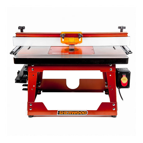 Sherwood Industrial Benchtop Router Table with Cast Iron Table & Aluminium Mounting Plate