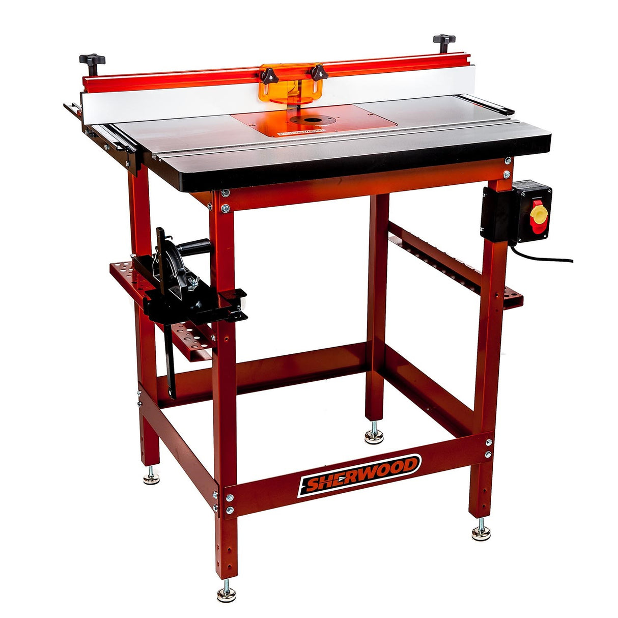 Sherwood Router Table Floor-Standing with Cast-Iron Table & Aluminium Mounting Plate