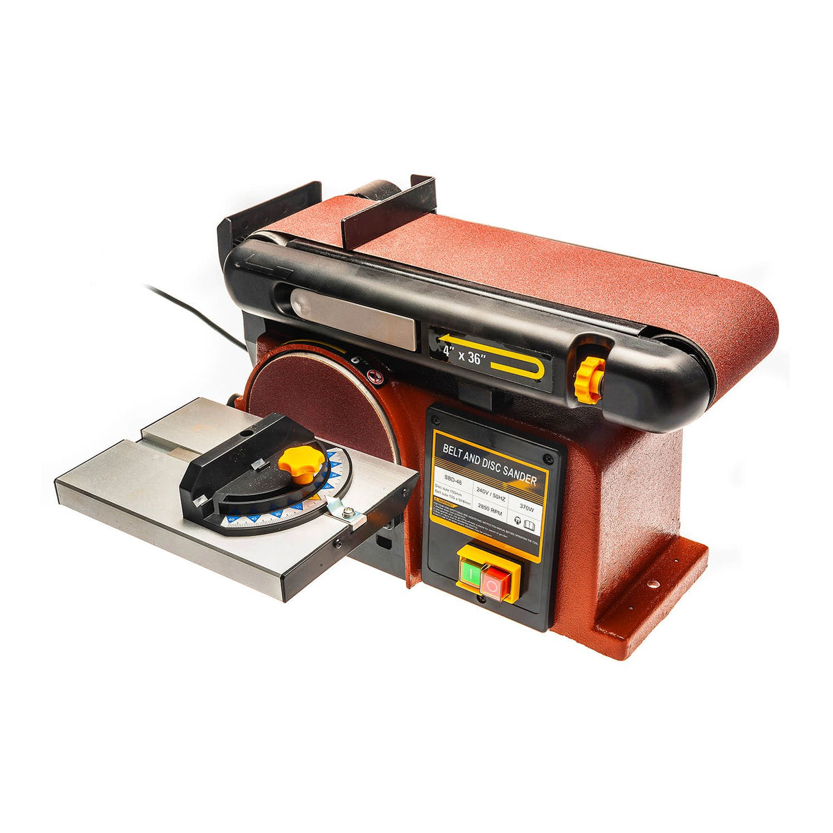 Sherwood 4 x 6in Benchtop Belt and Disc Sander 375W