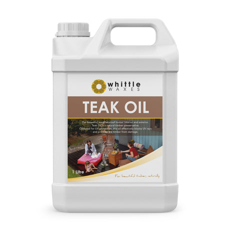 Whittle Waxes Teak Oil UV and Weather Resistant Finish