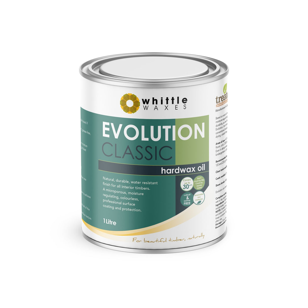 Whittle Waxes Evolution Hardwax Oil Classic Sheen Furniture Finish