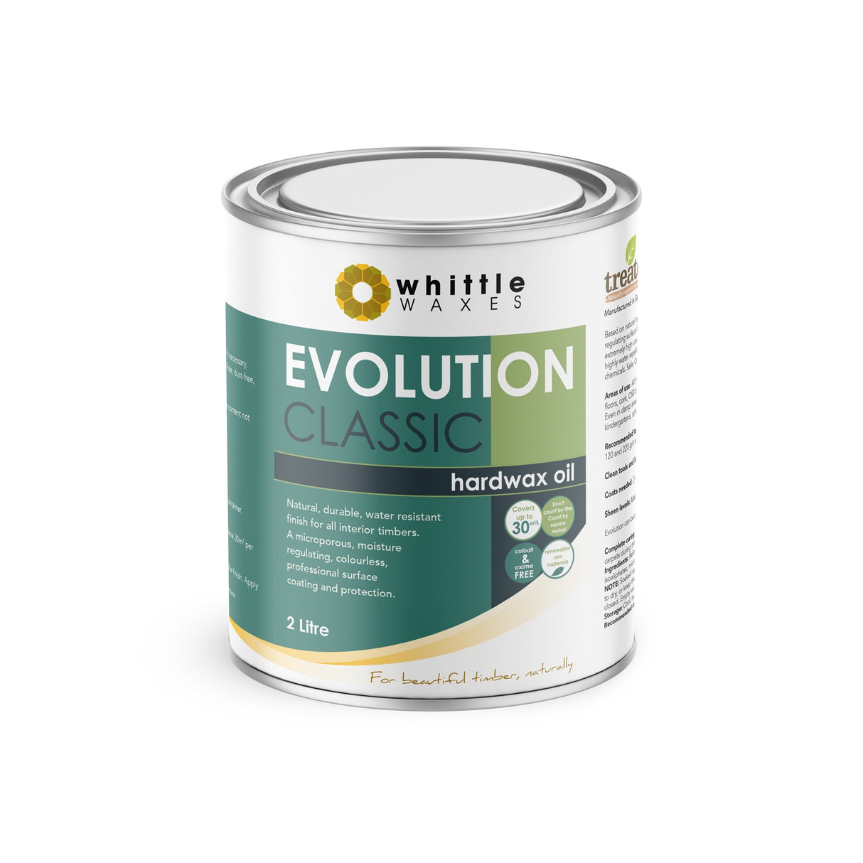 Whittle Waxes Evolution Hardwax Oil Classic Sheen Furniture Finish