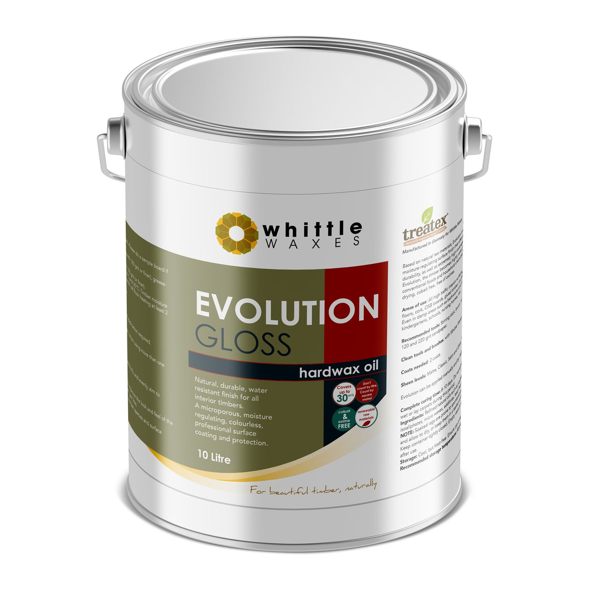 Whittle Waxes Evolution Hardwax Oil Gloss Sheen Furniture Finish