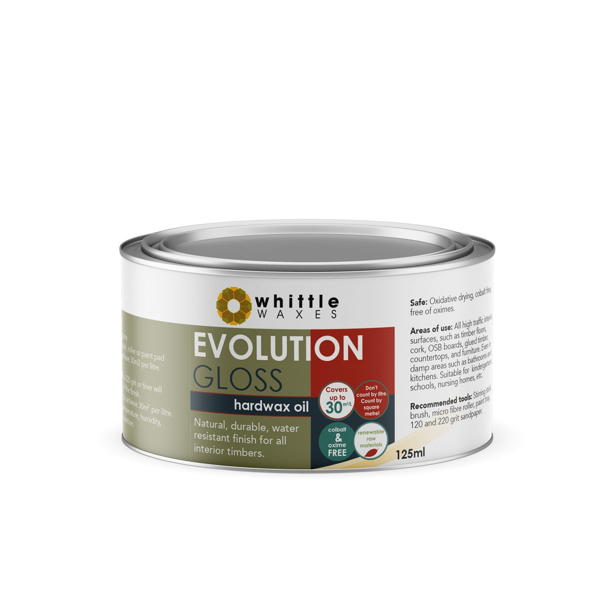 Whittle Waxes Evolution Hardwax Oil Gloss Sheen Furniture Finish