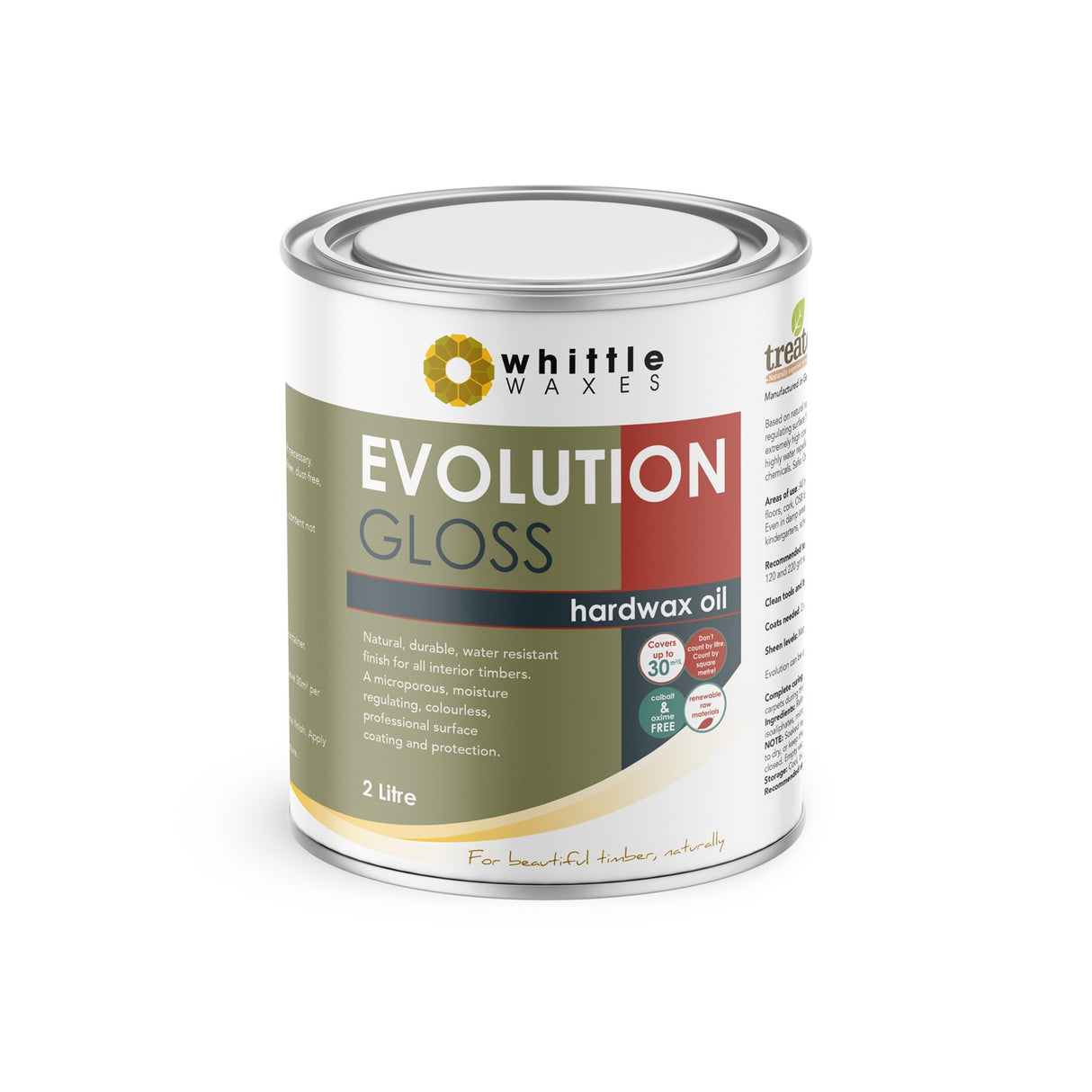 Whittle Waxes Evolution Hardwax Oil Gloss Sheen Furniture Finish