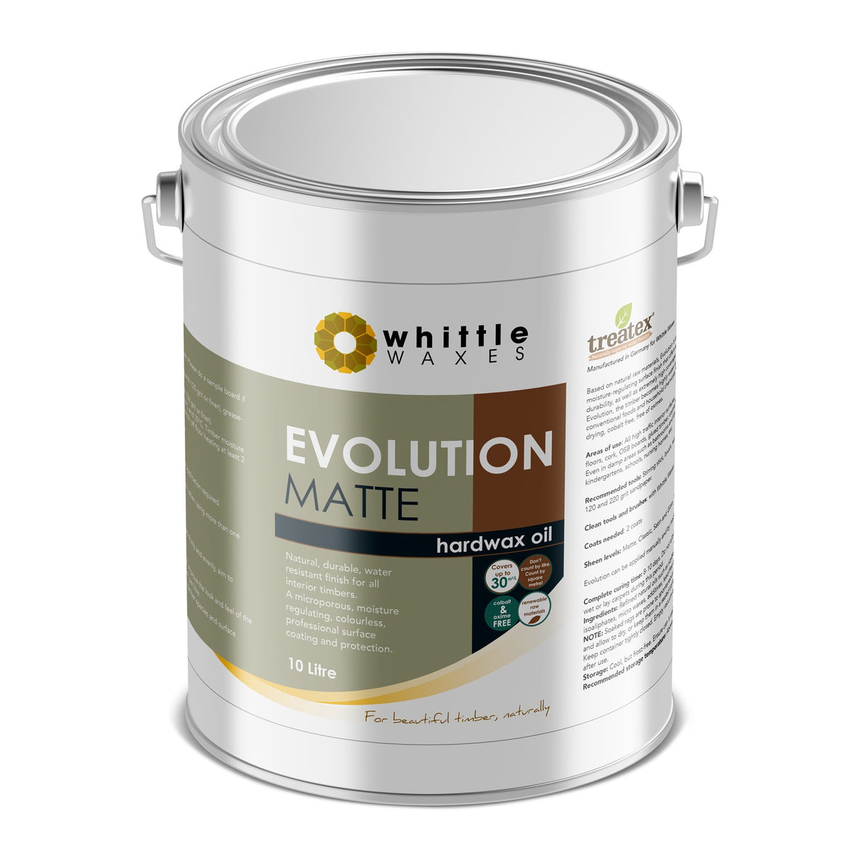 Whittle Waxes Evolution Hardwax Oil Matte Sheen Furniture Finish