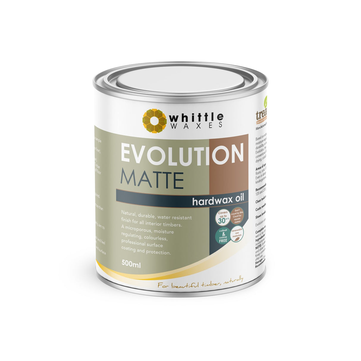 Whittle Waxes Evolution Hardwax Oil Matte Sheen Furniture Finish